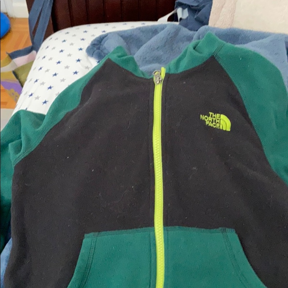 Boys Northface fleece zip hoodie